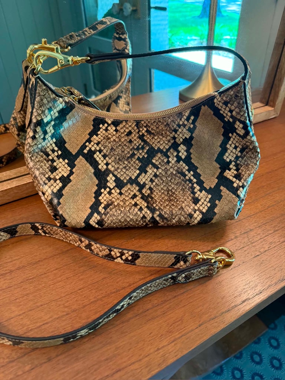 Ralph Lauren Snakeskin Bag - NEW